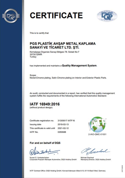 IATF 16949:2016